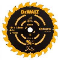Dewalt DT1669-QZ Circular Saw Blade 184x16x24T Course for DCS365 £23.99